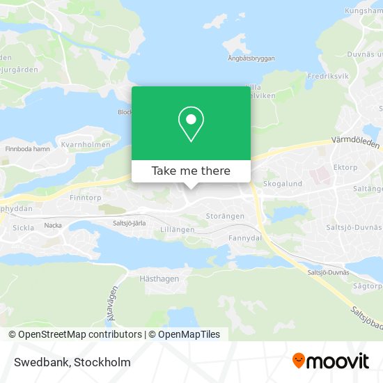 Swedbank map