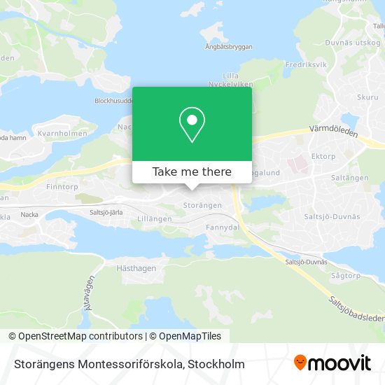Storängens Montessoriförskola map