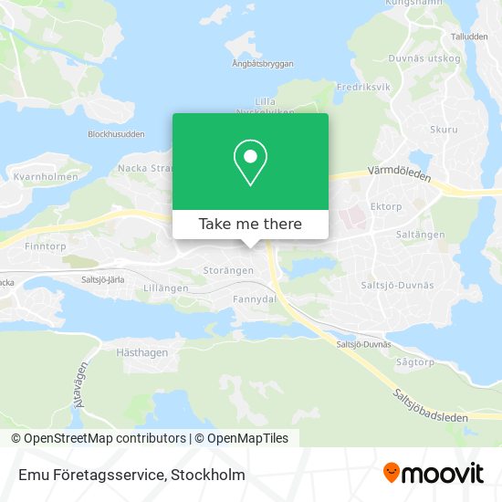 Emu Företagsservice map