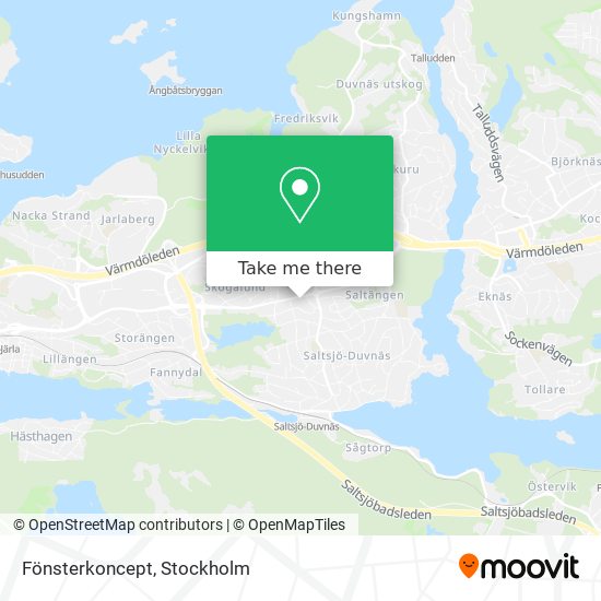 Fönsterkoncept map