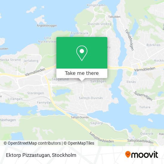 Ektorp Pizzastugan map