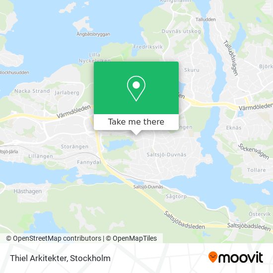 Thiel Arkitekter map