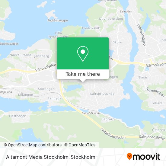 Altamont Media Stockholm map