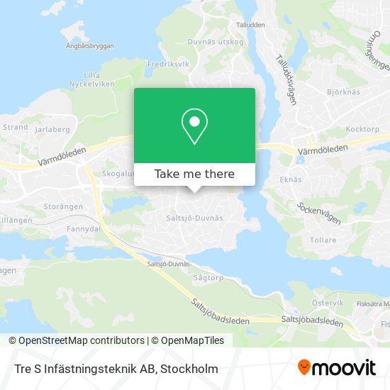 Tre S Infästningsteknik AB map