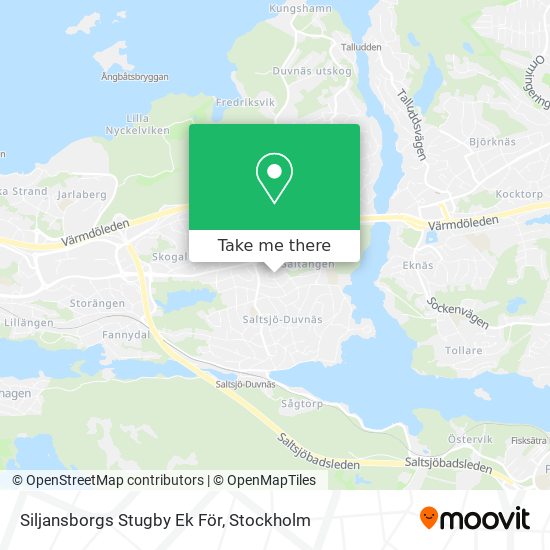 Siljansborgs Stugby Ek För map