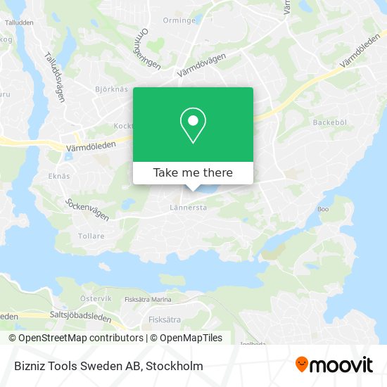 Bizniz Tools Sweden AB map