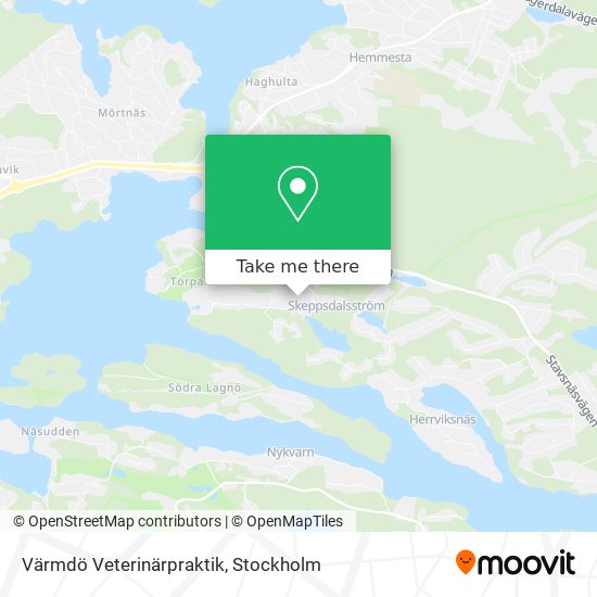 Värmdö Veterinärpraktik map