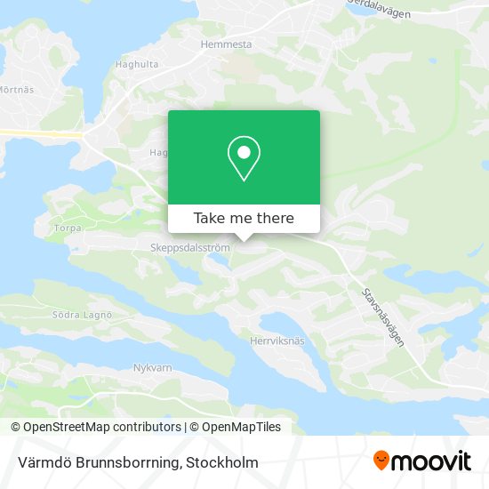 Värmdö Brunnsborrning map