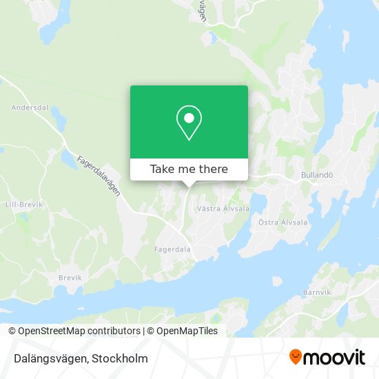 Dalängsvägen map