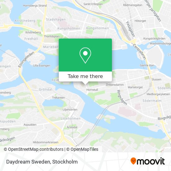 Daydream Sweden map