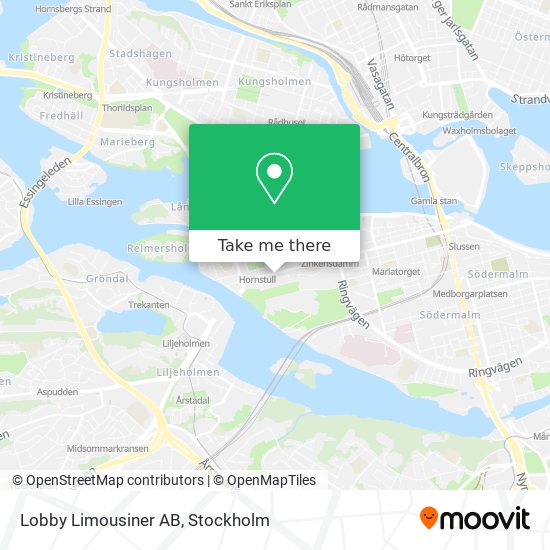Lobby Limousiner AB map
