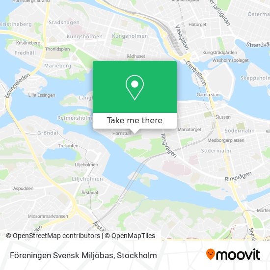 Föreningen Svensk Miljöbas map