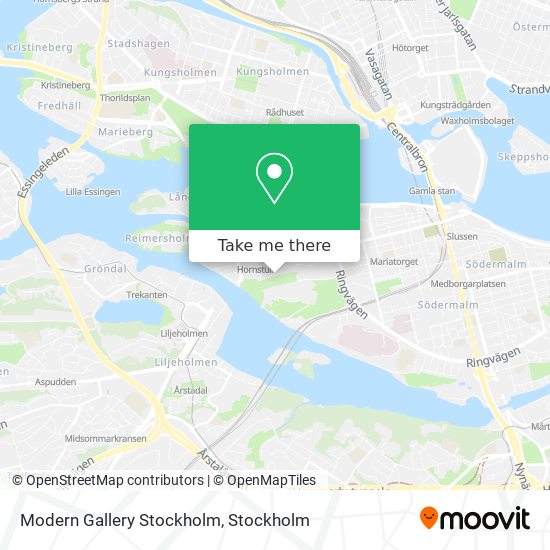 Modern Gallery Stockholm map