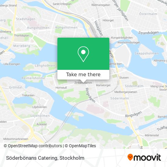 Söderbönans Catering map