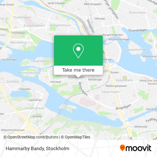 Hammarby Bandy map