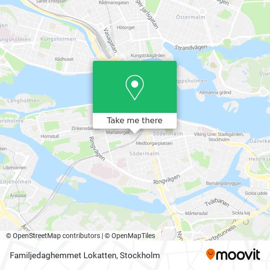 Familjedaghemmet Lokatten map