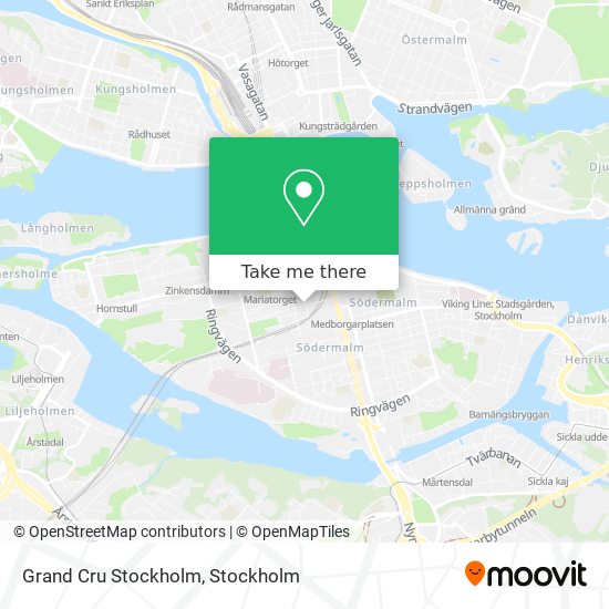 Grand Cru Stockholm map