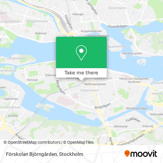 Förskolan Björngården map