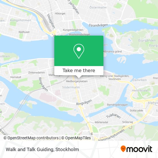 Walk and Talk Guiding map