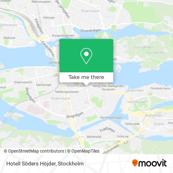 Hotell Söders Höjder map