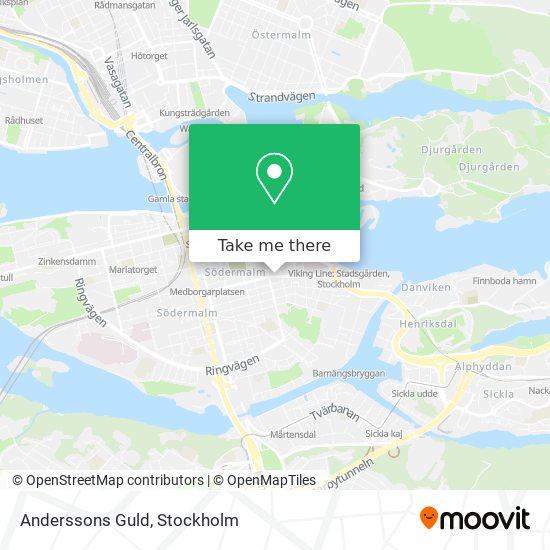 Anderssons Guld map