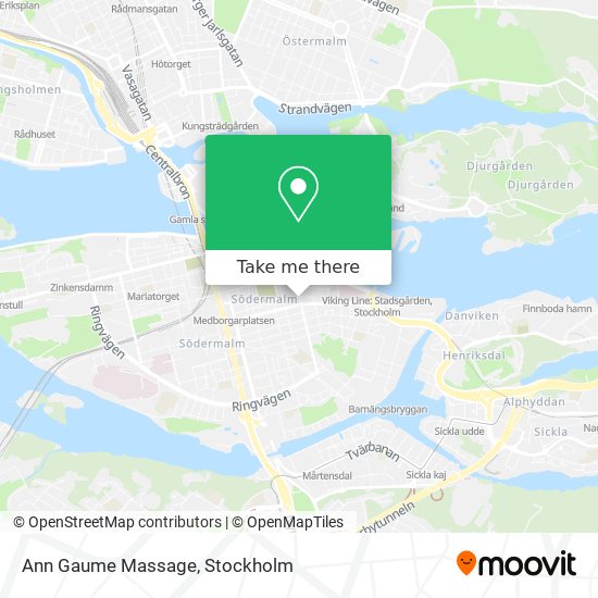 Ann Gaume Massage map