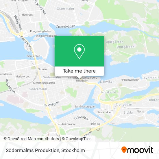 Södermalms Produktion map