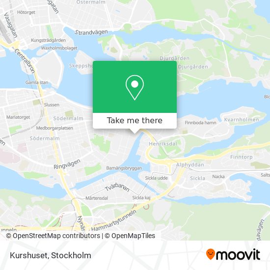 Kurshuset map