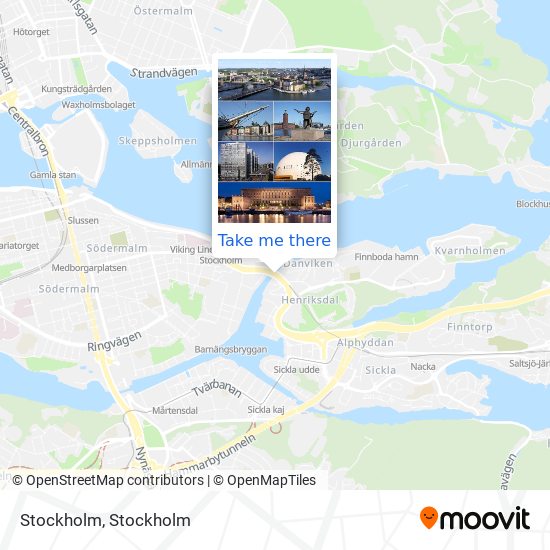Stockholm map