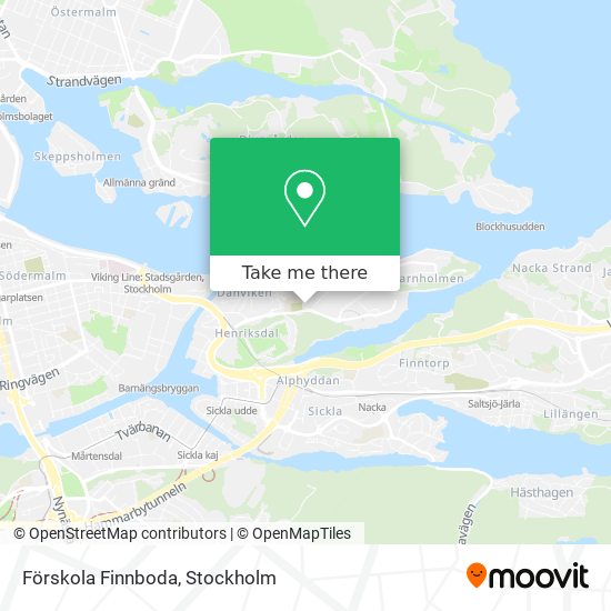 Förskola Finnboda map