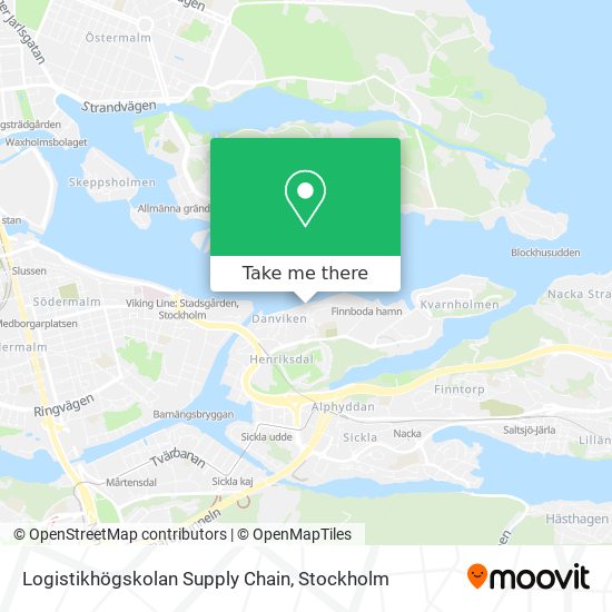 Logistikhögskolan Supply Chain map