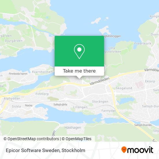 Epicor Software Sweden map