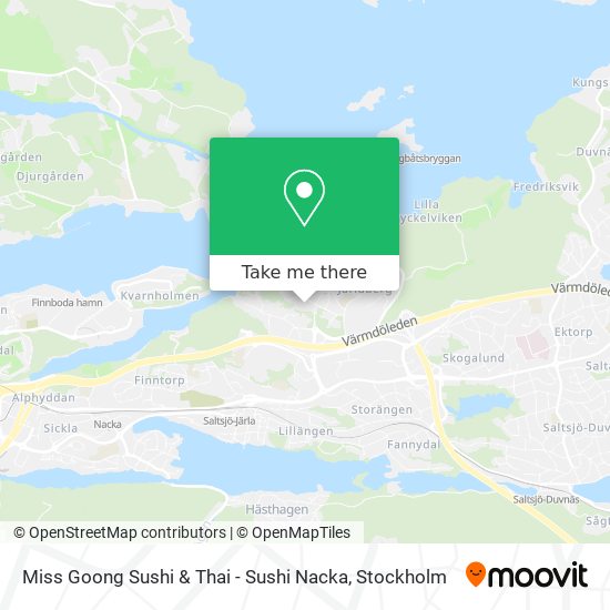 Miss Goong Sushi & Thai - Sushi Nacka map