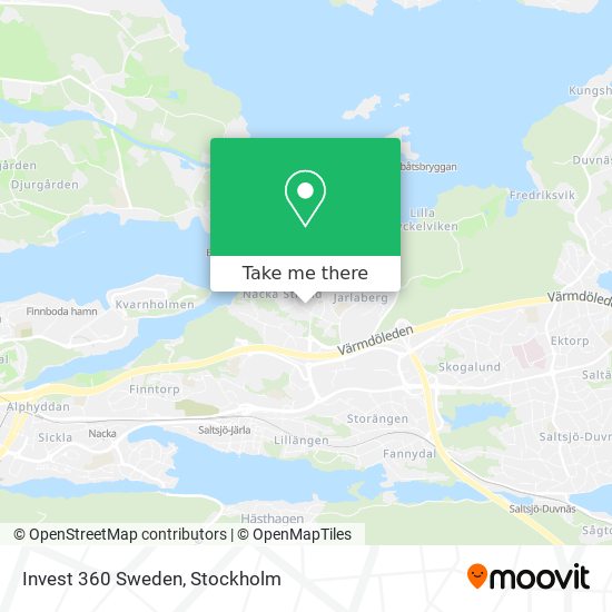 Invest 360 Sweden map