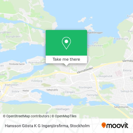 Hansson Gösta K G Ingenjörsfirma map