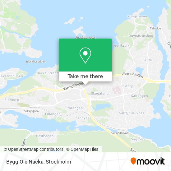 Bygg Ole Nacka map