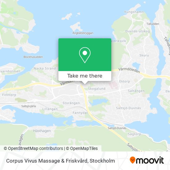 Corpus Vivus Massage & Friskvård map