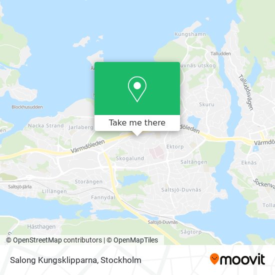 Salong Kungsklipparna map