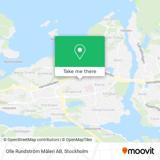 Olle Rundström Måleri AB map