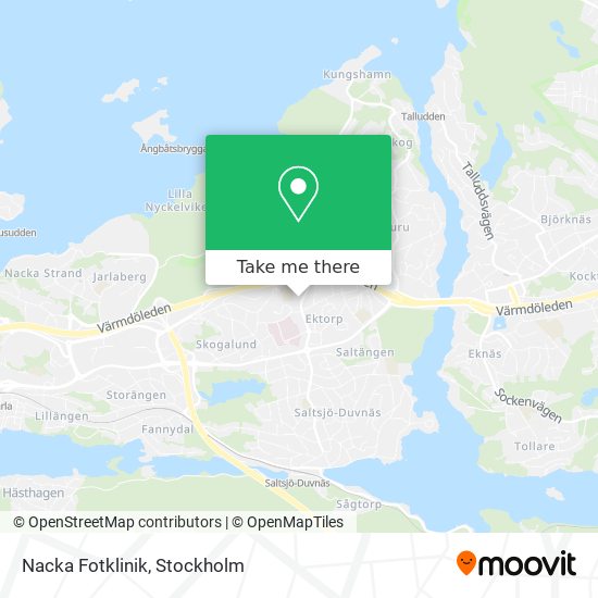 Nacka Fotklinik map