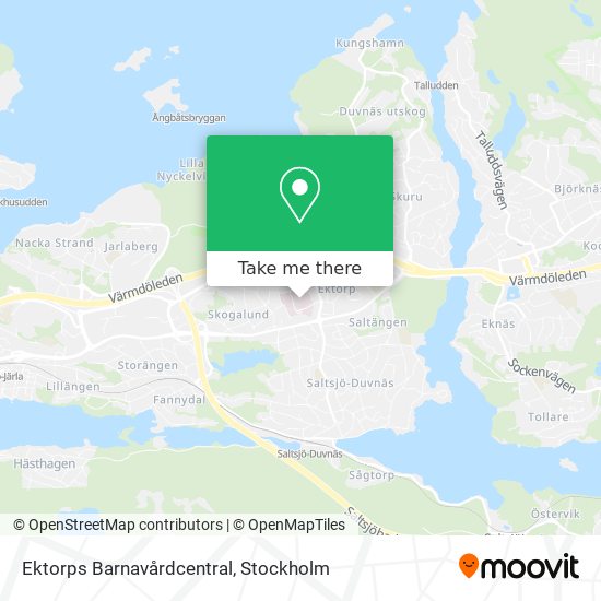Ektorps Barnavårdcentral map
