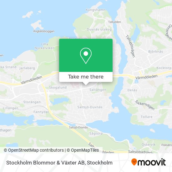 Stockholm Blommor & Växter AB map