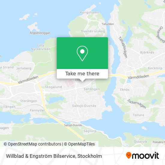 Willblad & Engström Bilservice map