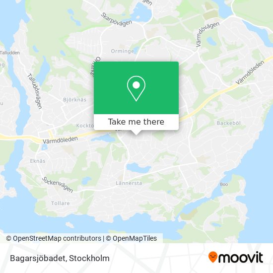 Bagarsjöbadet map