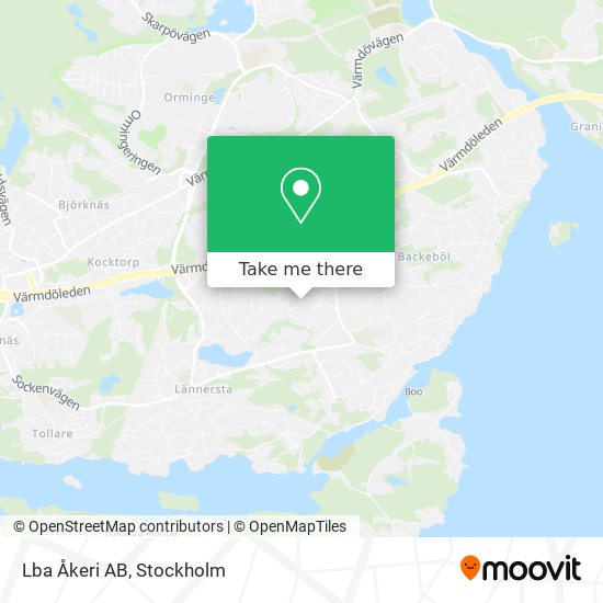 Lba Åkeri AB map