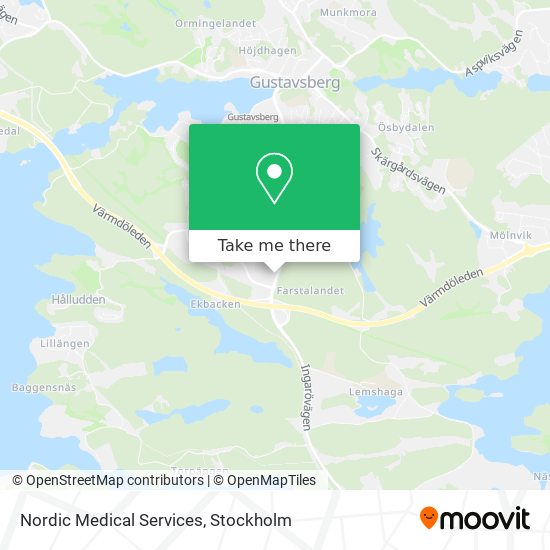 Nordic Medical Services map