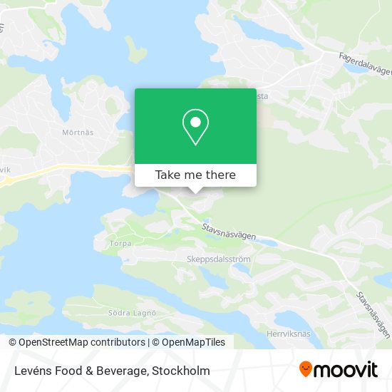 Levéns Food & Beverage map