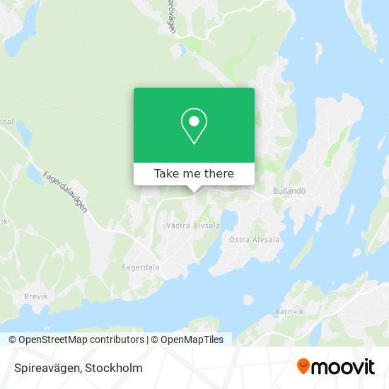 Spireavägen map