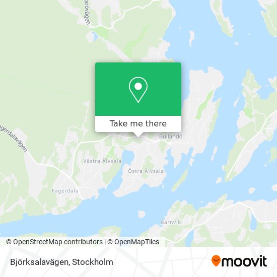 Björksalavägen map