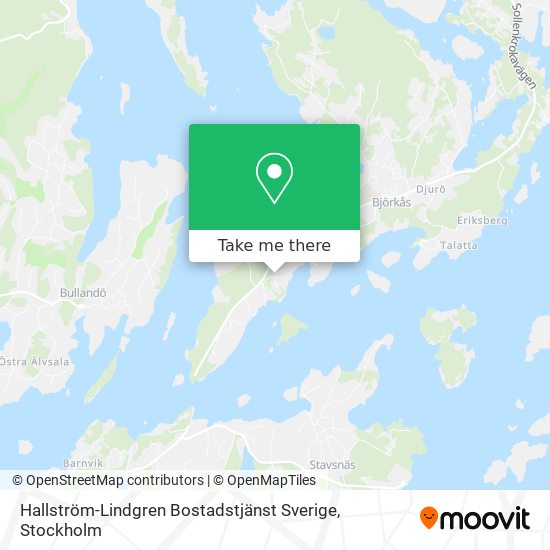 Hallström-Lindgren Bostadstjänst Sverige map